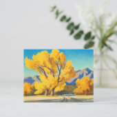 Carte Postale Desert Cottonwoods, Arizona par Maynard Dixon (Debout devant)
