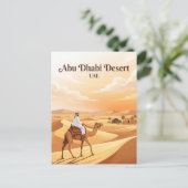 Carte Postale Désert d'Abu Dhabi UAE (Debout devant)