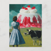 Carte Postale Désert dans le pâturage laitier Surreal (Devant)