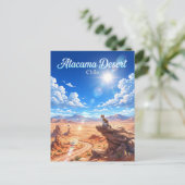 Carte Postale Désert d'Atacama Chili (Debout devant)