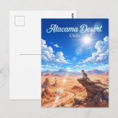 Carte Postale Désert d'Atacama Chili (Devant / Derrière)