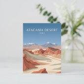 Carte Postale Désert d'Atacama Chili (Debout devant)