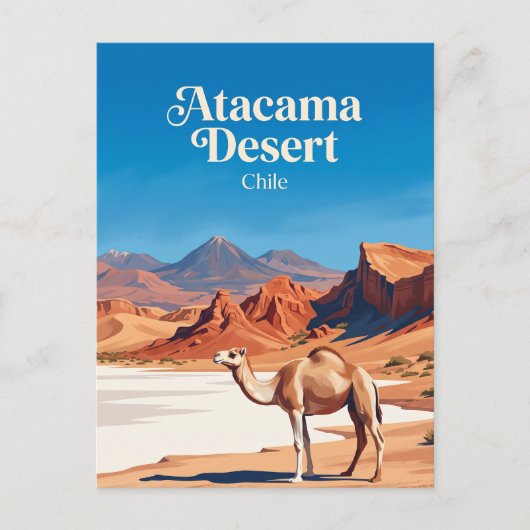 Carte Postale Désert d'Atacama Chili (Devant)