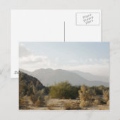 Carte Postale Désert de Californie (Devant / Derrière)
