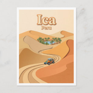 Carte Postale Désert de Huacachina Ica Pérou
