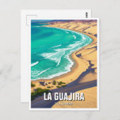 Carte Postale Désert de La Guajira (Devant / Derrière)