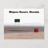 Carte Postale Désert de Mojave Nevada (Devant)