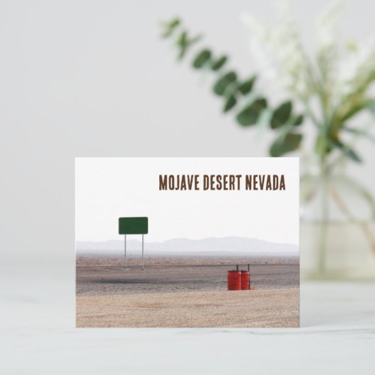 Carte Postale Désert de Mojave Nevada (Debout devant)