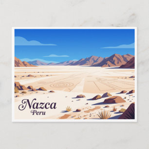 Carte Postale Désert de Nazca Pérou