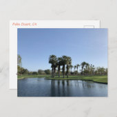 CARTE POSTALE DÉSERT DE PALM N° 1 (Devant / Derrière)