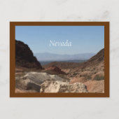 Carte Postale Désert du Nevada (Devant)