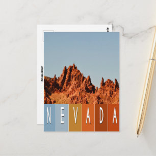 Carte Postale Désert du Nevada