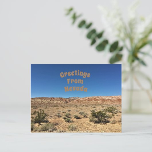 Carte Postale Désert du Nevada (Debout devant)