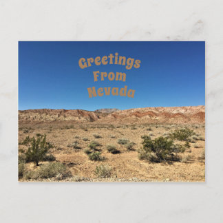 Carte Postale Désert du Nevada
