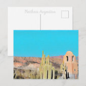 Carte Postale Désert du nord de l'Argentine (Devant / Derrière)