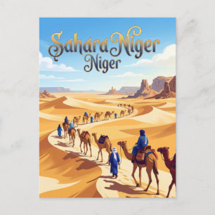 Carte Postale Désert du Sahara Niger