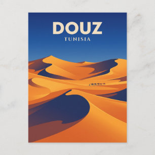 Carte Postale Désert du Sahara près de Douz en Tunisie