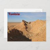 Carte Postale Désert du Sahara, Tunisie (Devant / Derrière)