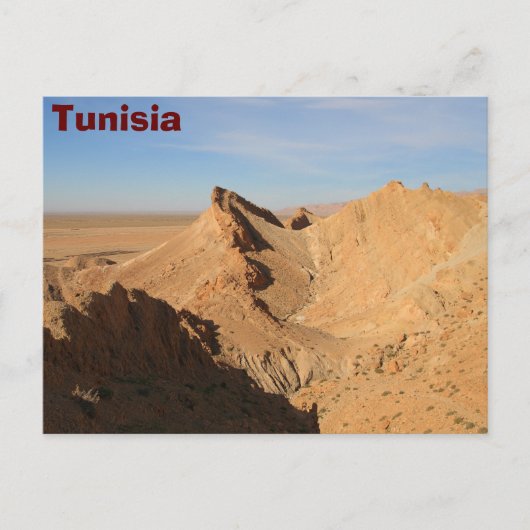 Carte Postale Désert du Sahara, Tunisie (Devant)