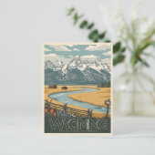 Carte Postale Désert du Wyoming (Debout devant)