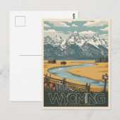 Carte Postale Désert du Wyoming (Devant / Derrière)