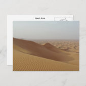 Carte Postale Désert, Dubaï (Devant / Derrière)
