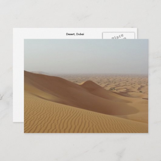 Carte Postale Désert, Dubaï (Devant / Derrière)