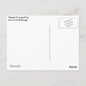 Carte postale Desert Five Spot (Dos)