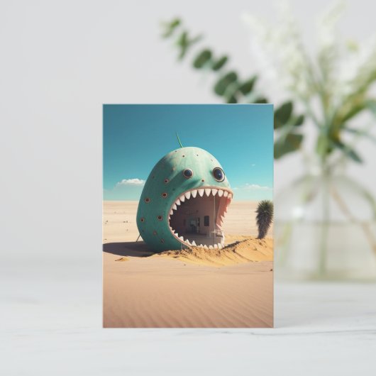 Carte Postale Desert Monstre (Debout devant)