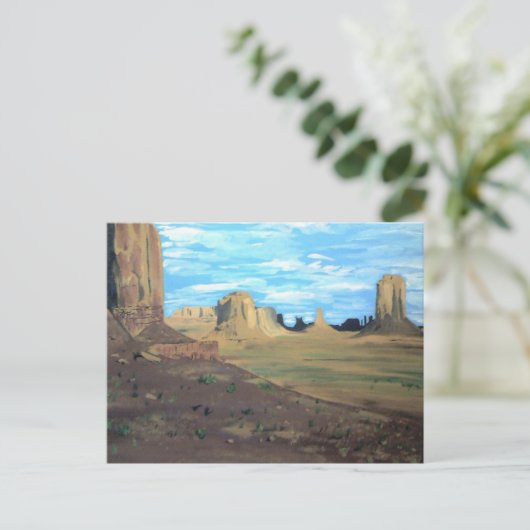 Carte Postale Désert peint (Debout devant)