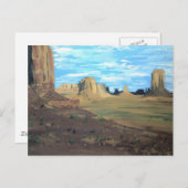 Carte Postale Désert peint (Devant / Derrière)