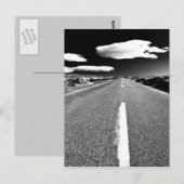 Carte Postale Desert Road (Devant / Derrière)