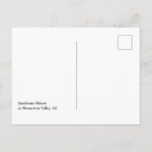 Carte Postale Desert Southwest Monument Valley Arizona (Dos)