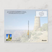 Carte Postale Desert View Watchtower, Grand Canyon, AZ (Dos)