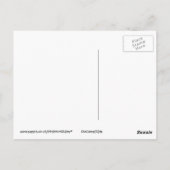 Carte postale Desidera(R)ta Word Art (Dos)