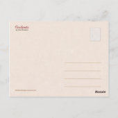 Carte postale Desiderata (Dos)