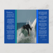 Carte postale DESIDERATA Face Dive (Devant)