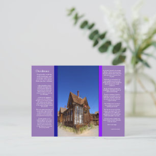 Carte postale DESIDERATA Ghost Town