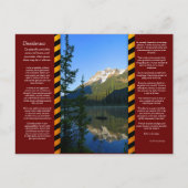 Carte postale DESIDERATA Snow Peak (Devant)