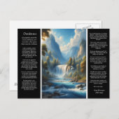 Carte Postale Desiderata Stillness in the Stream (Devant / Derrière)