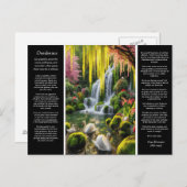 Carte Postale Desiderata Waterfall : Pool's Bloom, Gentle Breeze (Devant / Derrière)