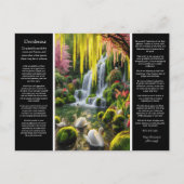Carte Postale Desiderata Waterfall : Pool's Bloom, Gentle Breeze (Devant)
