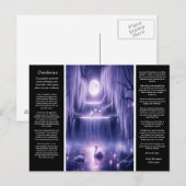 Carte Postale Desiderata Waterfall : Willow Heart Falls (Devant / Derrière)