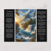 Carte Postale DESIDERATA Whispers Sous les chutes (Devant)