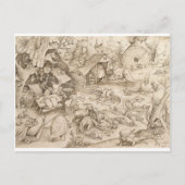 Carte Postale Desidia (Sloth) par Pieter Bruegel l'Ancien (Devant)