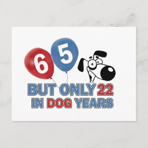 Carte Postale Design 65 ans