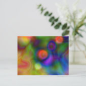 Carte Postale Design abstrait coloré (1) (Debout devant)