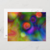 Carte Postale Design abstrait coloré (1) (Devant / Derrière)