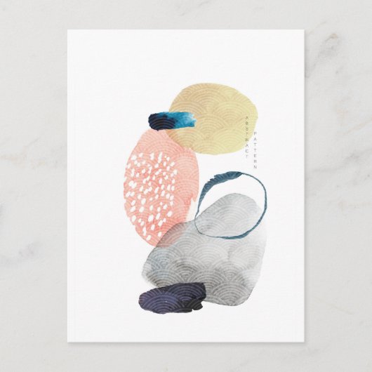 Carte Postale Design acrylique moderne (Devant)