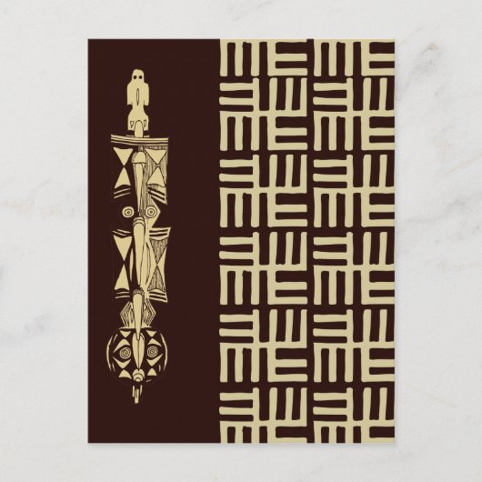 Carte Postale Design africain #1 @ Stylnic (Devant)